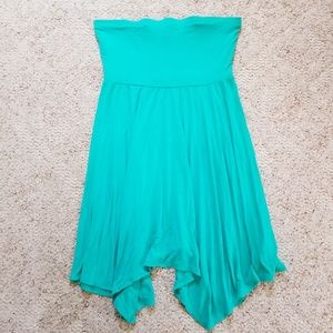 Express strapless dress